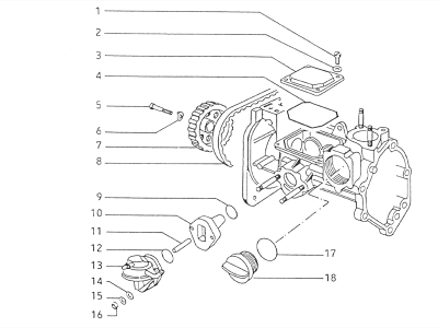 Pump - timing gears